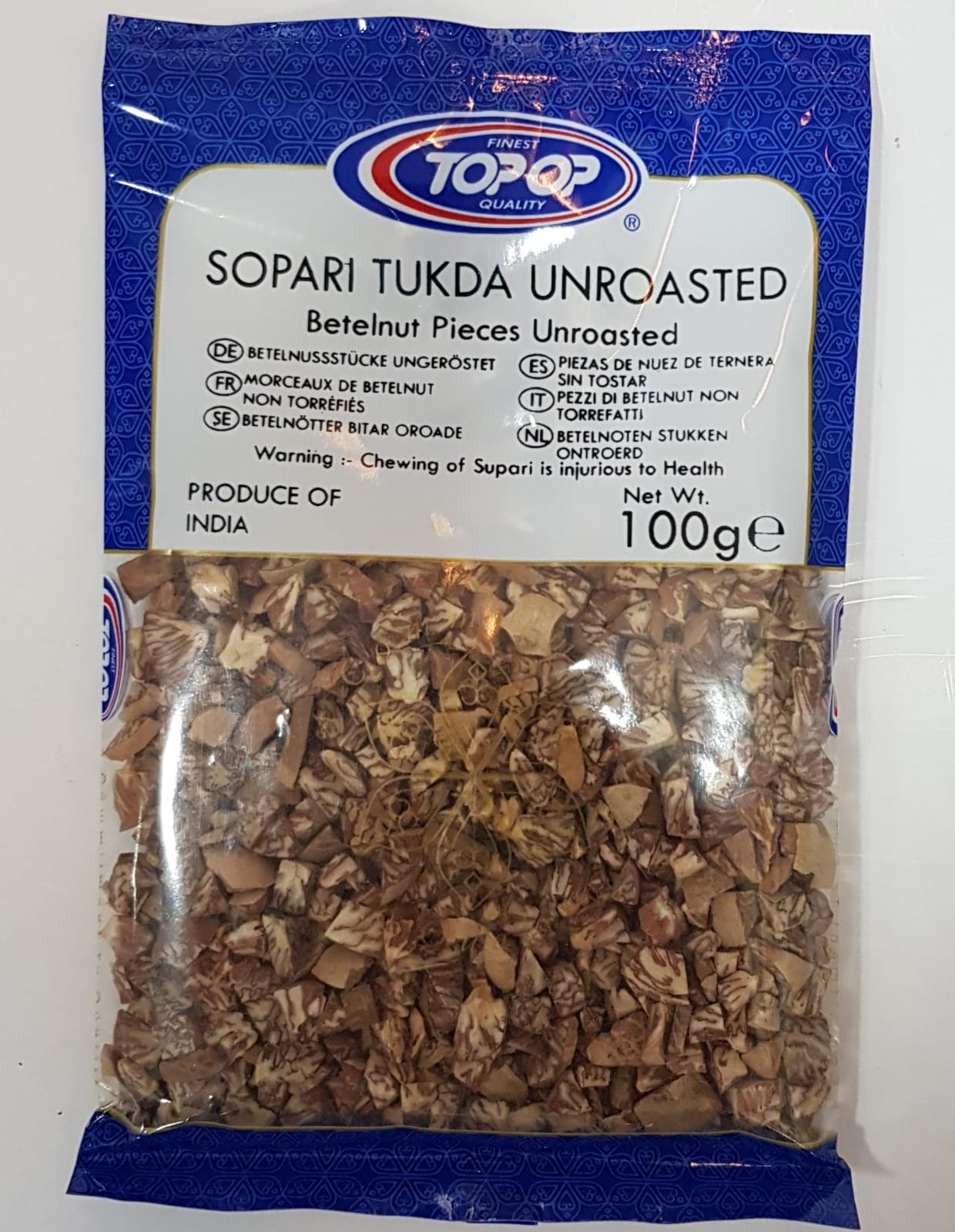 Top Op Supari Tukda Unroasted -100g